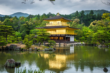 日本京都金阁寺金寺阁