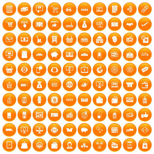 100购物图标设置橙色