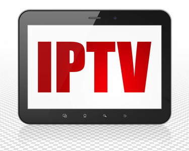 网页设计理念 带 Iptv 的平板电脑电脑显示屏