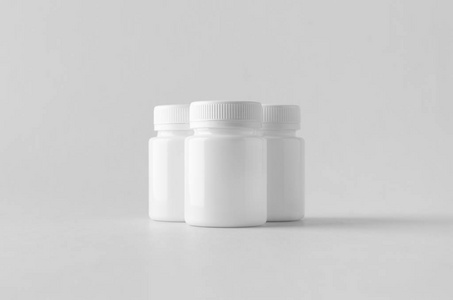 白色塑料补充剂药物模拟