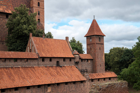 Malbork 城堡中世纪日耳曼城堡在波兰
