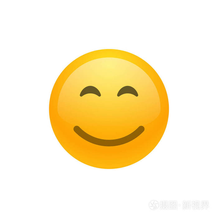 笑脸emoji 表情矢量图标