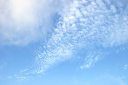 蓝蓝的天空白云抽象自然背景