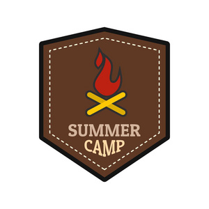 夏季消防营标志, 平面风格