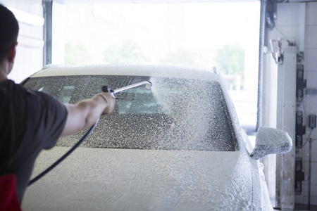 专用泡沫外洗车用加压水手动洗车