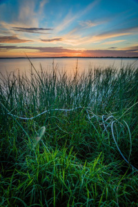 澳大利亚 Colac 湖夏季日落