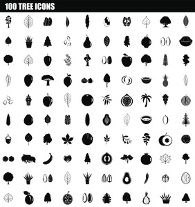 100树图标集, 简单样式