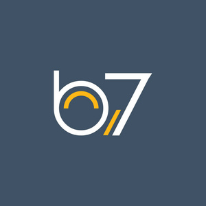 圆的 logo B7 标志