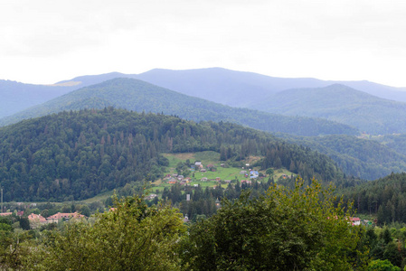 山高林区景观村落