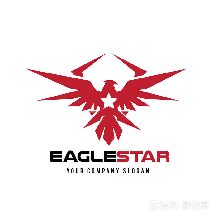 飞鹰logo,小鸟标志套装,猎鹰徽标,鹰标志,矢量标志模板