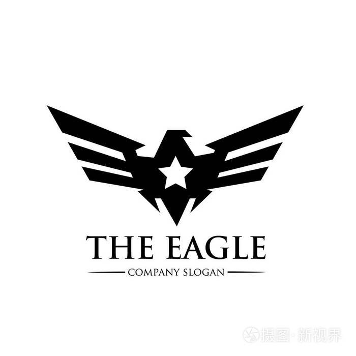 飞鹰logo,小鸟标志套装,猎鹰徽标,鹰标志,矢量标志模板
