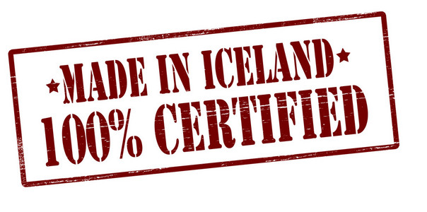 在冰岛取得认证的百分百