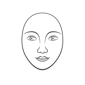 化妆人脸图片