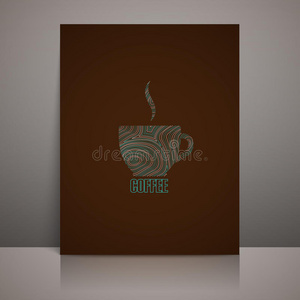 咖啡招牌菜单设计图片