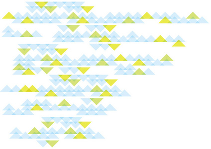 白色背景下的抽象矢量光三角形概念