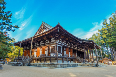 danjo 伽蓝殿在和歌山县高野山地区，日本