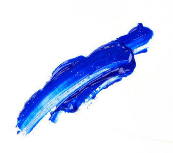 蓝色的油漆