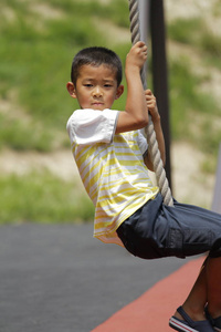 日本男孩玩飞狐小学二年级