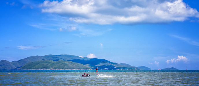 水上运动 极限运动 体育上水，flyboard