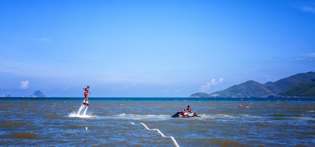 水上运动 极限运动 体育上水，flyboard