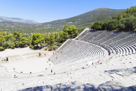 古剧场鲁斯在希腊