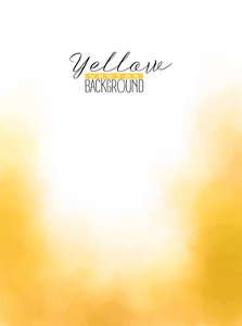 在黄色抽象乘以多彩水彩背景