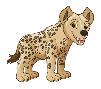 卡通小动物鬣狗