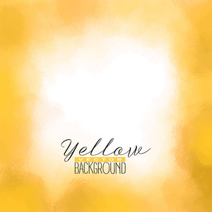 在黄色抽象乘以多彩水彩背景