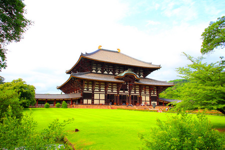 东大寺在奈良，日本