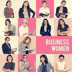 集的多样性商界女性