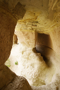 乌奇希萨尔的洞穴。卡帕多西亚