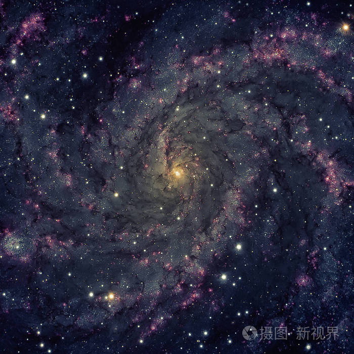 漩涡星系,在仙王座和天鹅座的星座