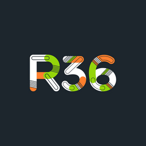 字母与数字标志 R36