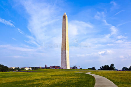 华盛顿特区的华盛顿纪念碑。