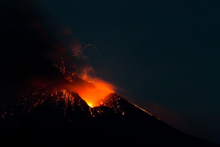 埃特纳火山的喷发
