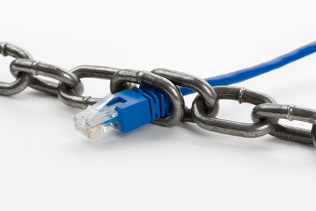 链和网络连接插头