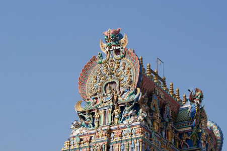 meenakshi 马杜赖，南印度的印度教寺庙