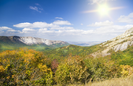 秋季山