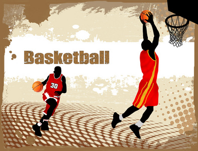 脏篮球海报