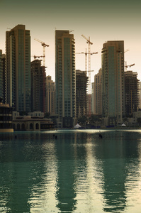 迪拜在日落之城图片