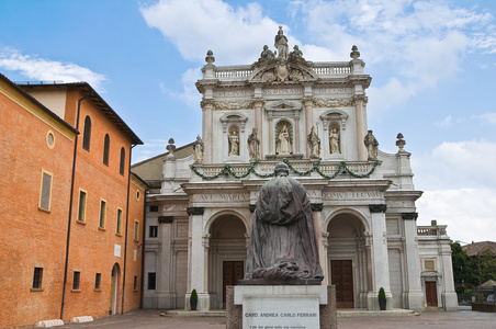 大教堂圣所的 fontanellato。意大利艾米利亚罗马涅