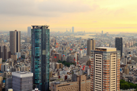 大阪城市景观