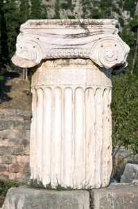 古列。德尔福，希腊的考古遗址