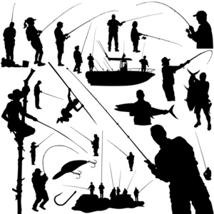 渔民和捕鱼设备