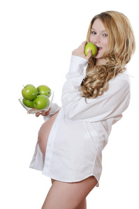 与苹果孕妇