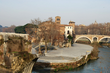 意大利罗马市tiber 岛035