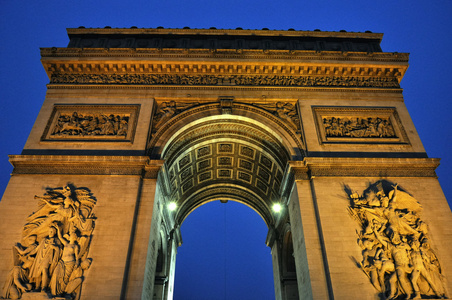 巴黎法国凯旋门