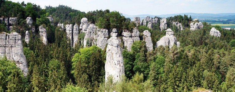 落基山砂岩和木头在拉吉克