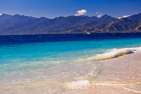 夏日的海滩