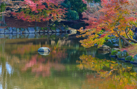 日本关西的秋景